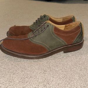 Orvis Brown and Green Leather Shoes